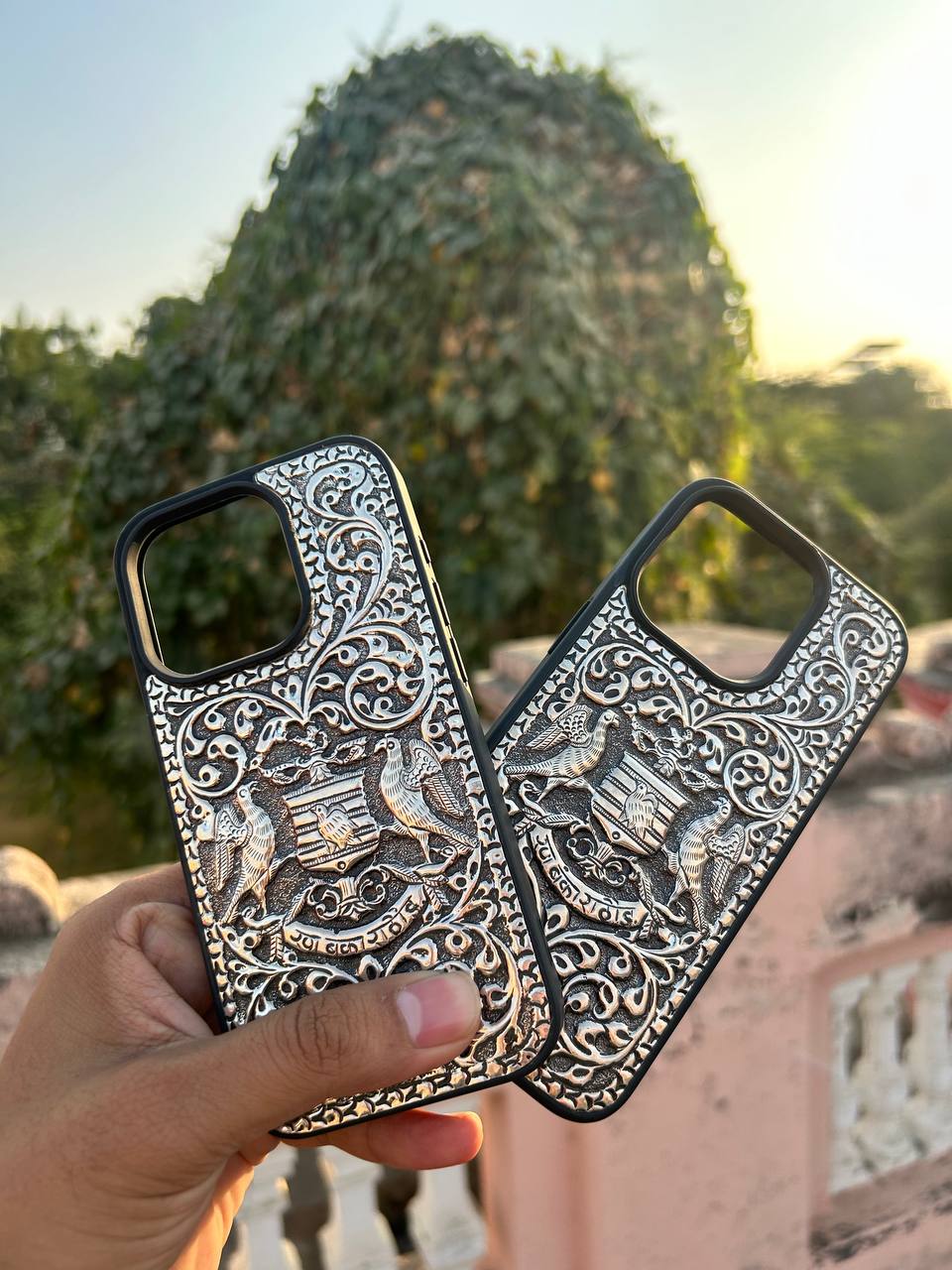 Ranbanka Rathore Silver Mobile Case