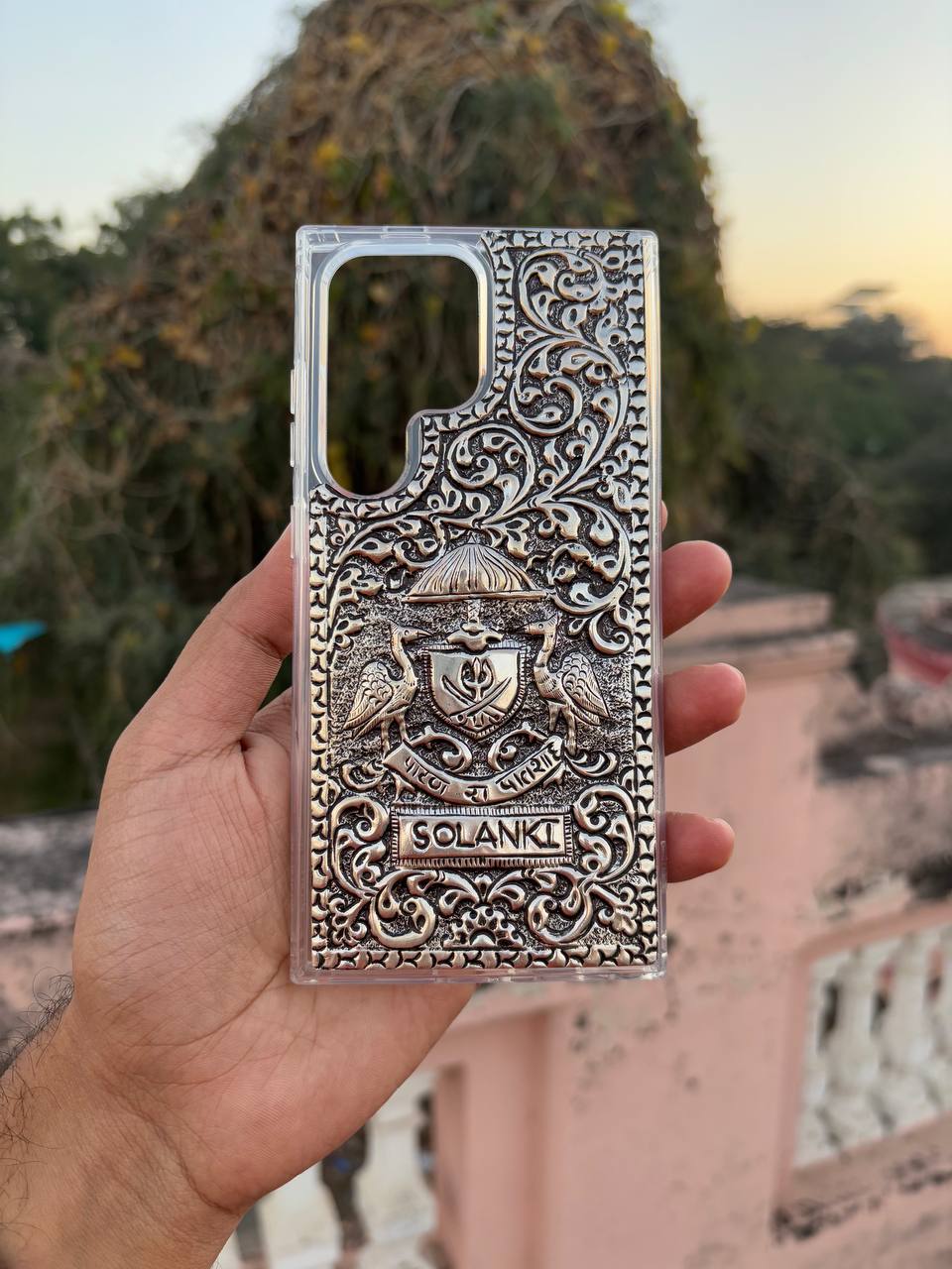 Solanki Silver Phone Cover