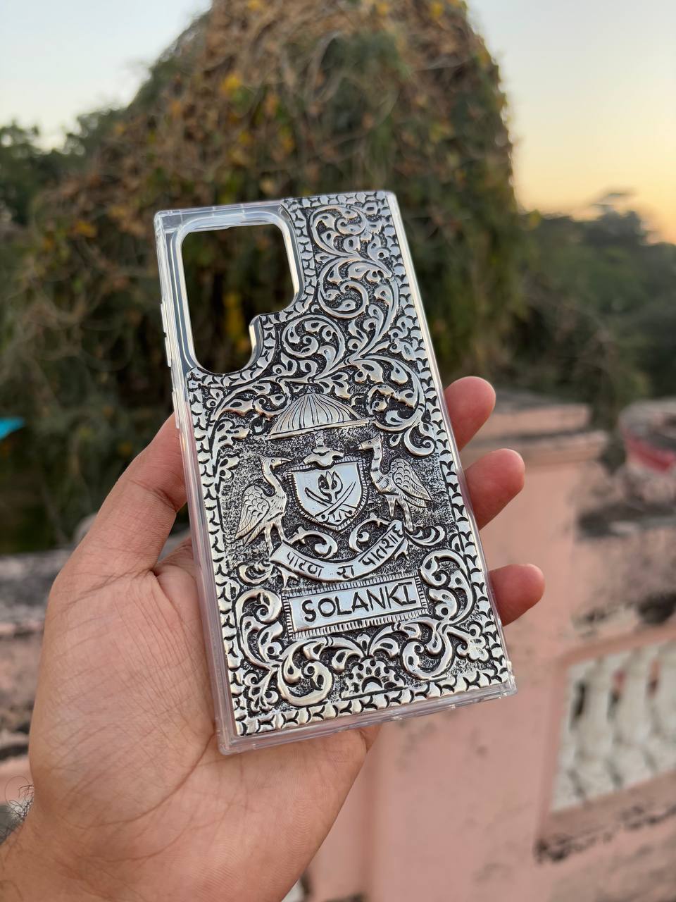 Solanki Silver Phone Cover