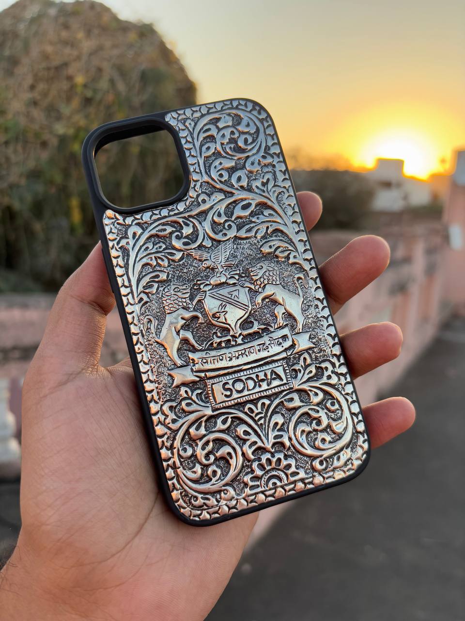 Royal Sodha Silver Phone Case