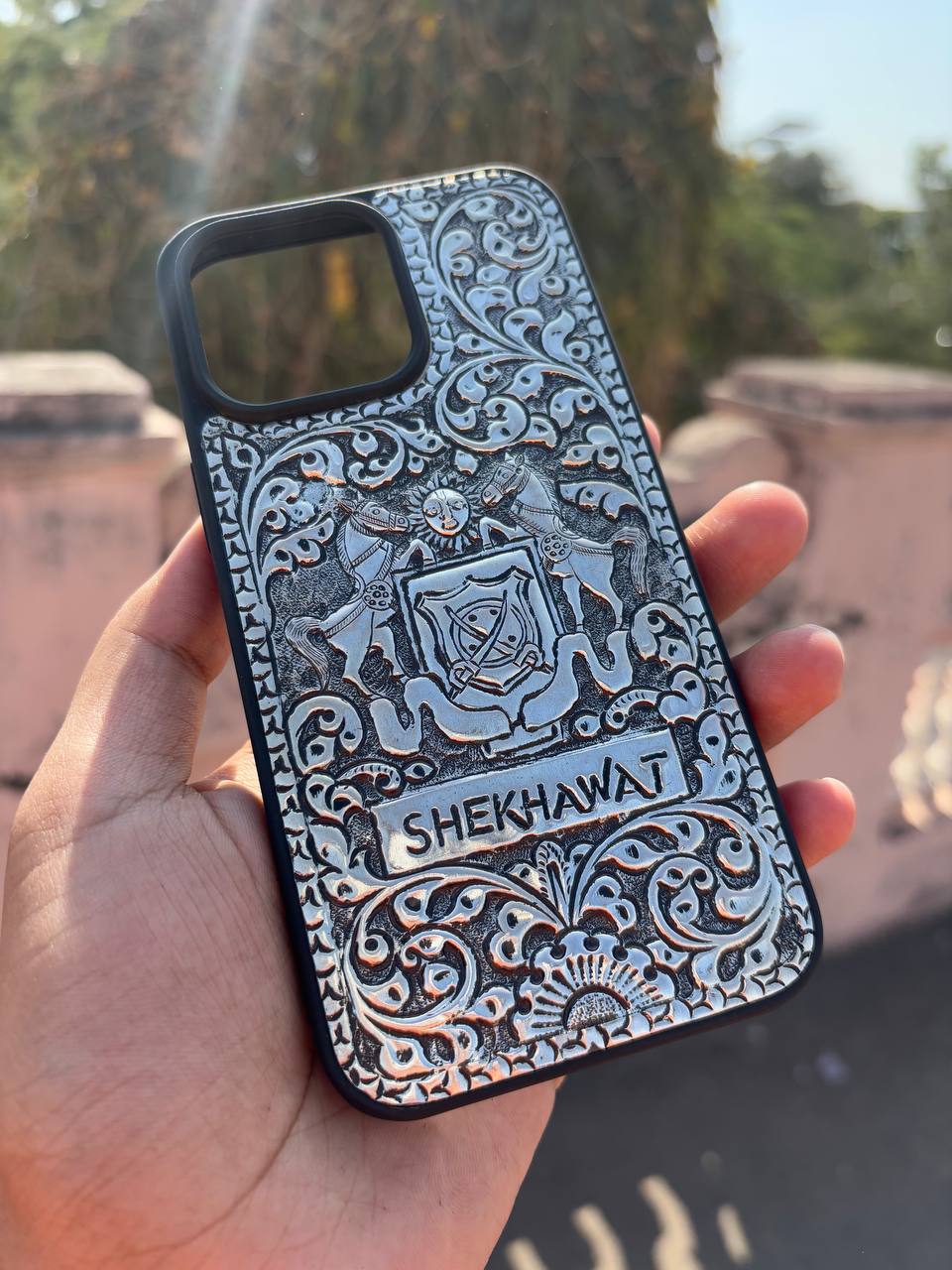 Shekhawat Edition Silver Phone Case