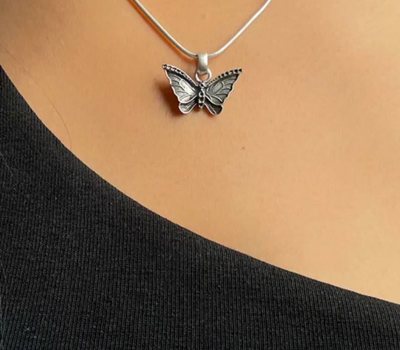Butterfly Silver Pendant