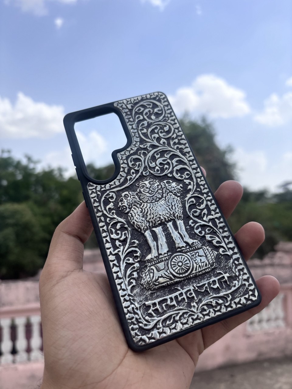 Ashok Stambh Silver Case