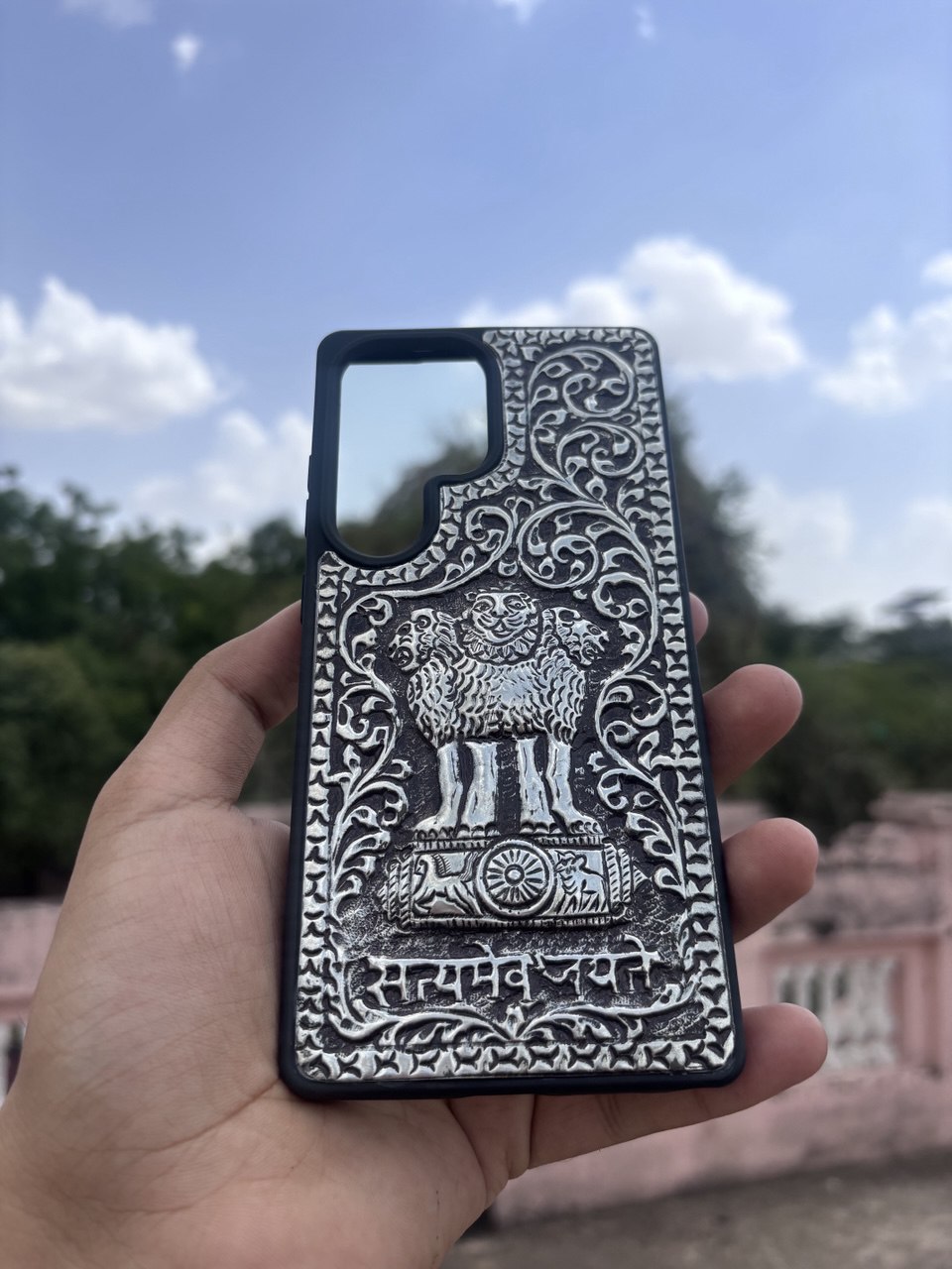 Ashok Stambh Silver Case