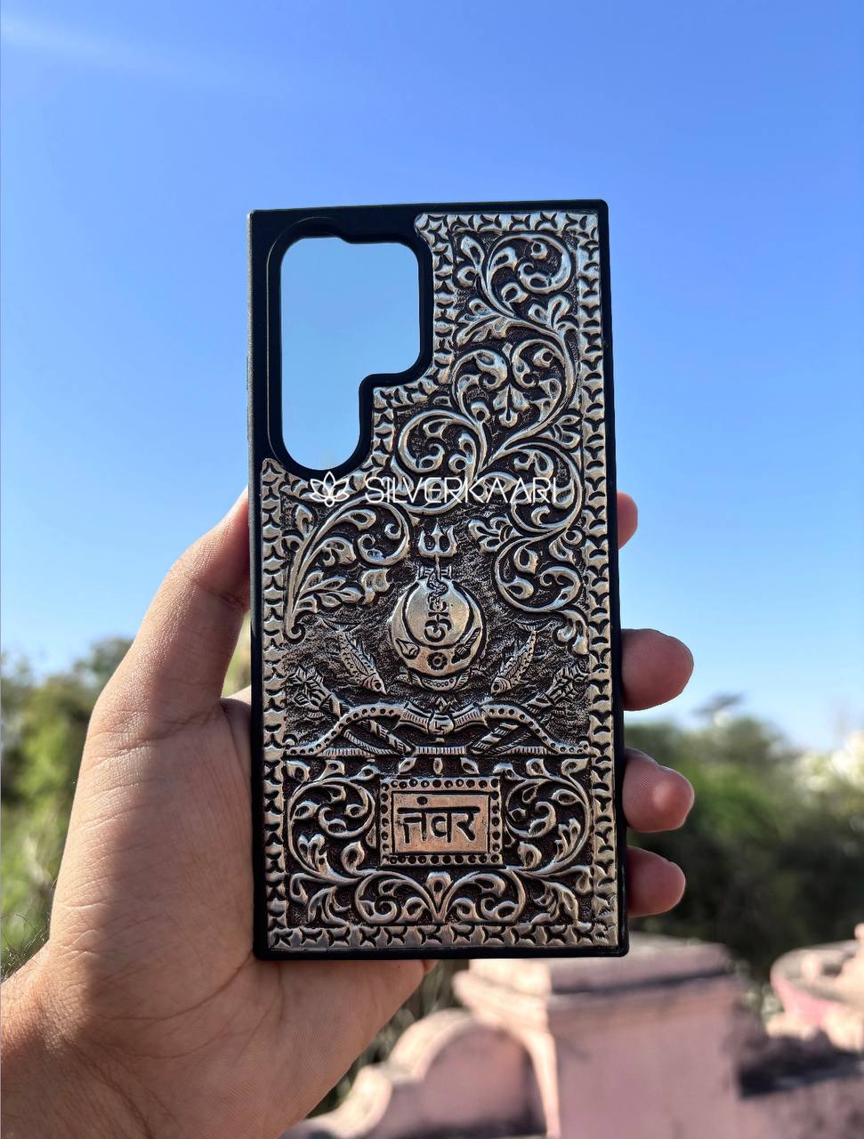 Tanwar Rajput Edition – Pure Silver Mobile Case