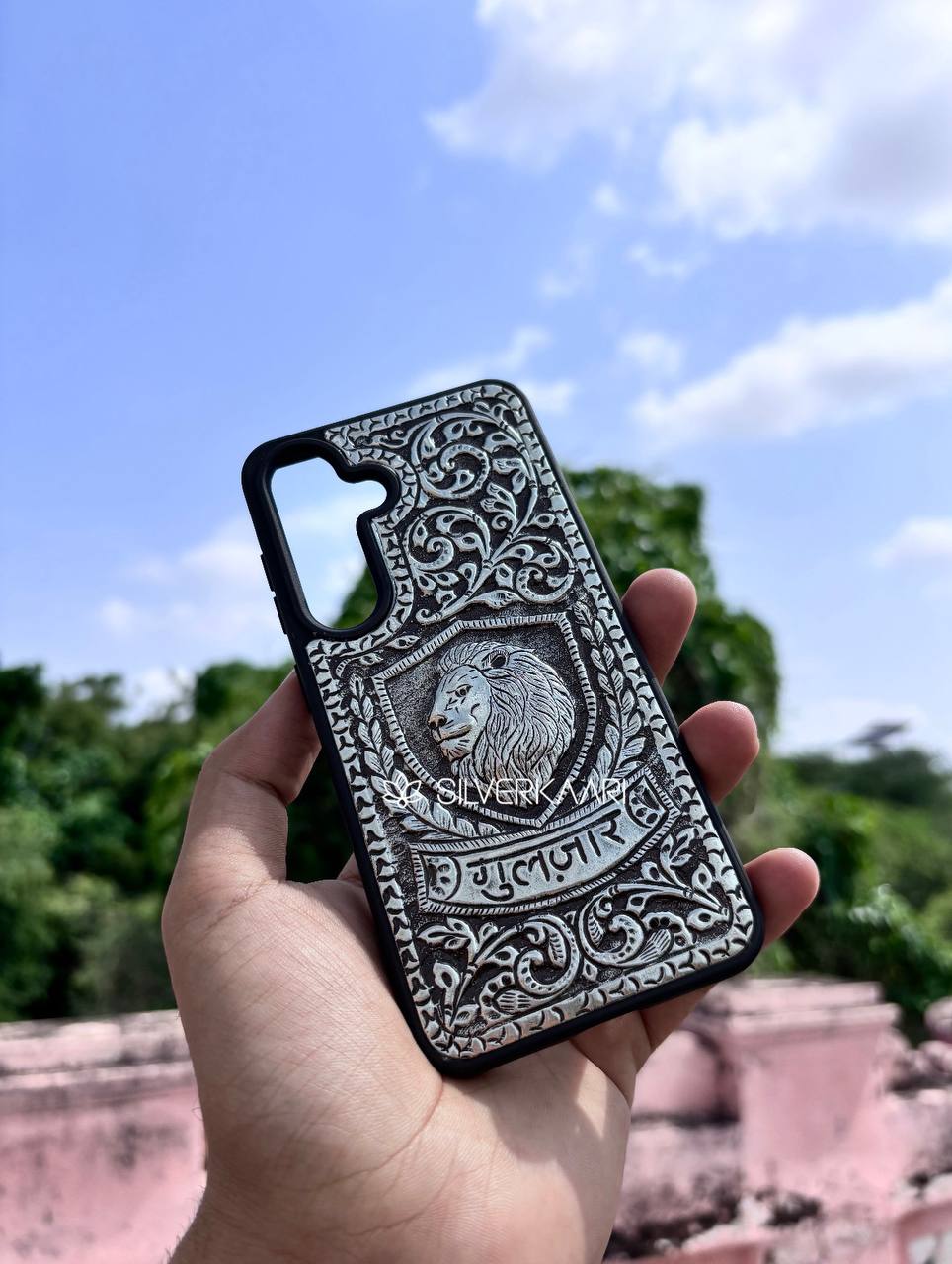 Lion Legacy – Handcrafted Silver Cover