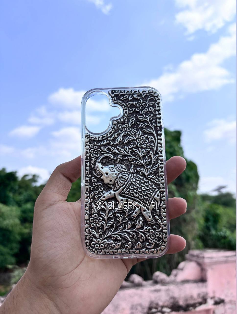 Majestic Trunk Silver Phone Case