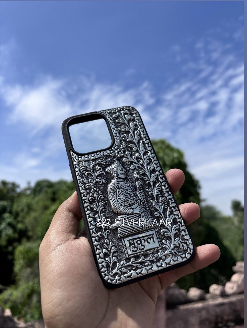 Maharaja Edition Silver Mobile Cover