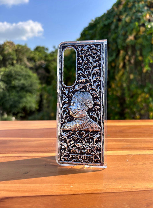 Prithvi Raj Chauhan Silver Mobile Cover
