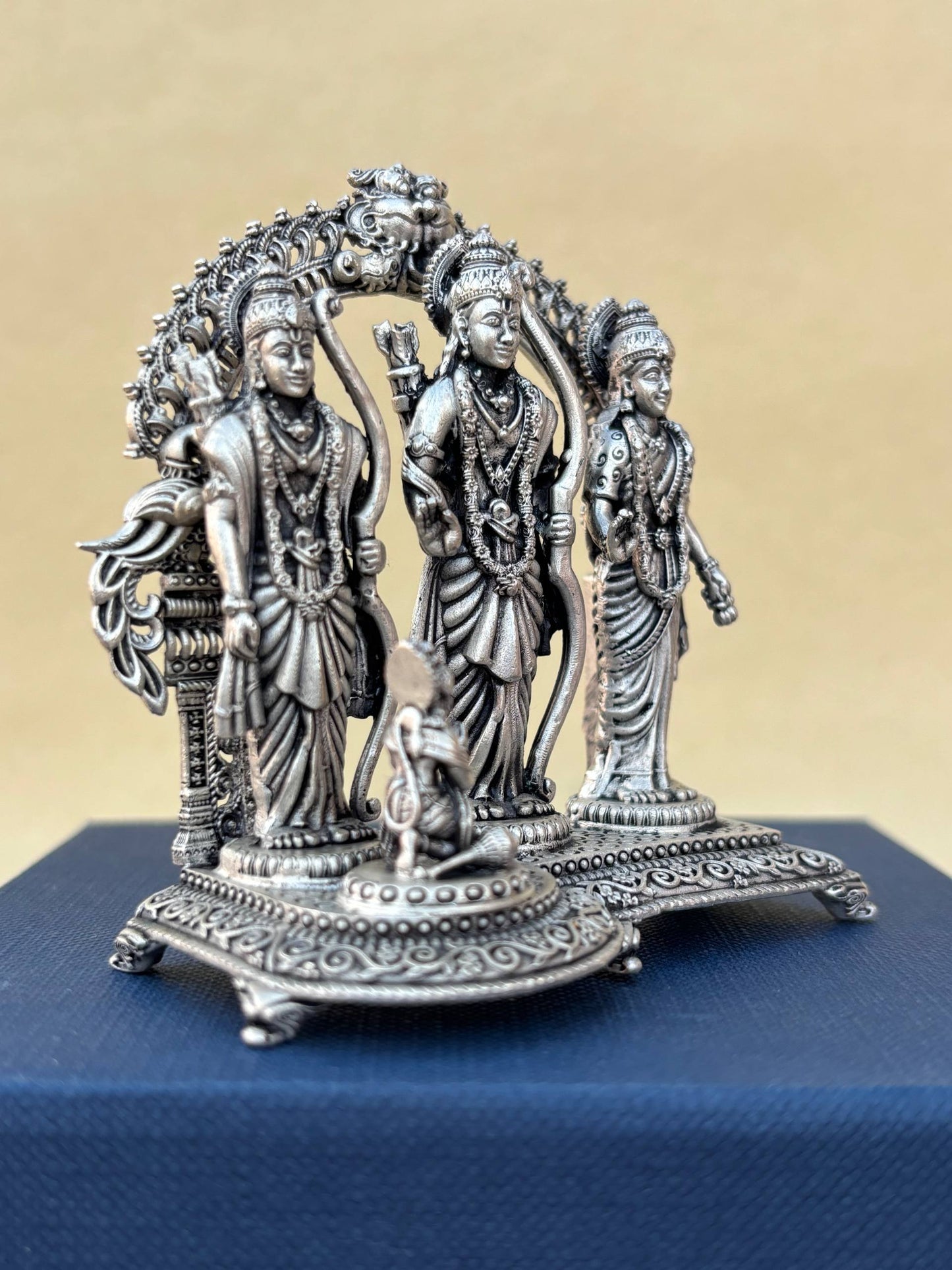 Ram Darbar 92.5 Silver 3D Idol (2 inch)