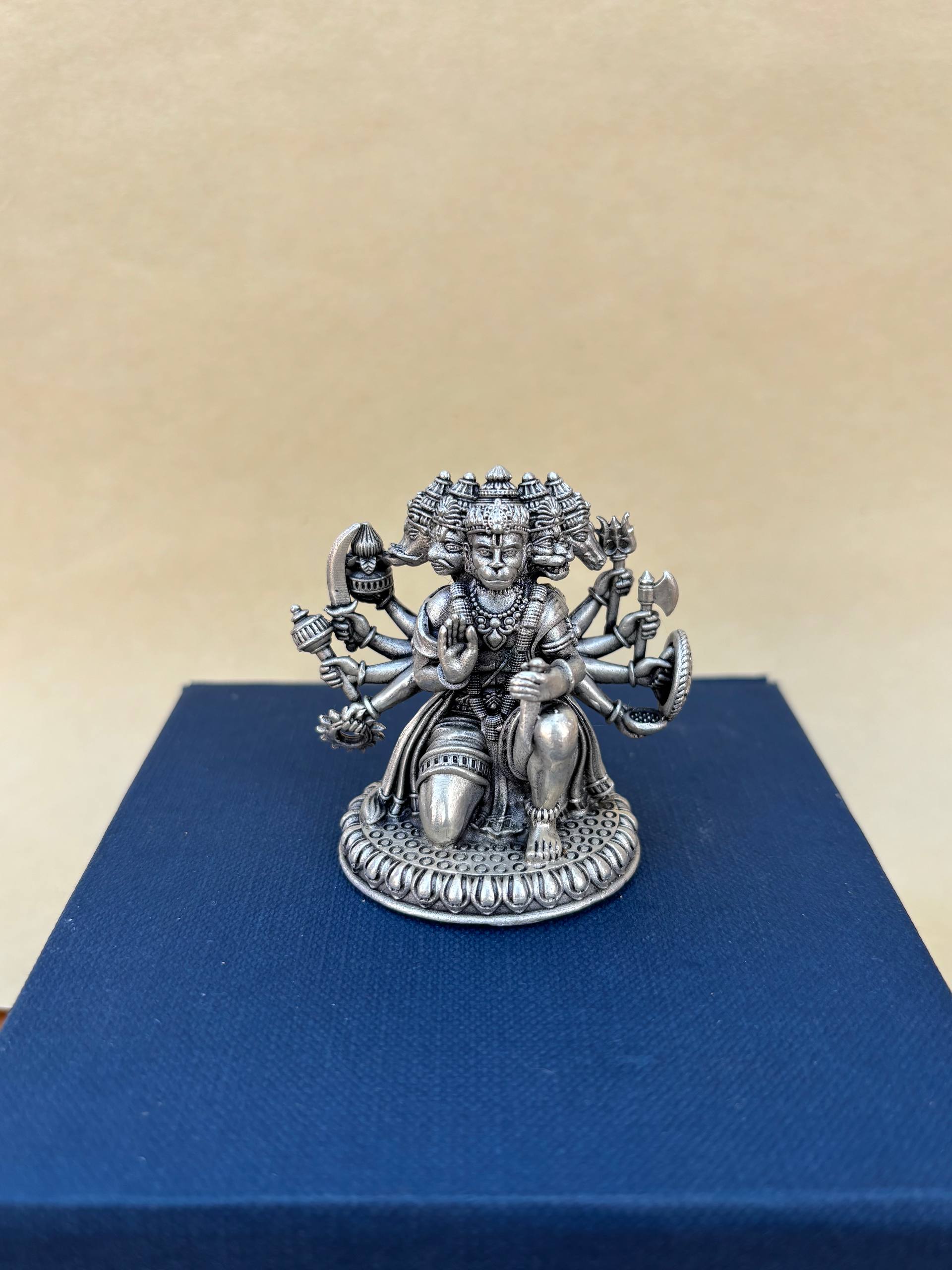 Panchmukhi Balaji Pure Silver Idol – Silverkaari