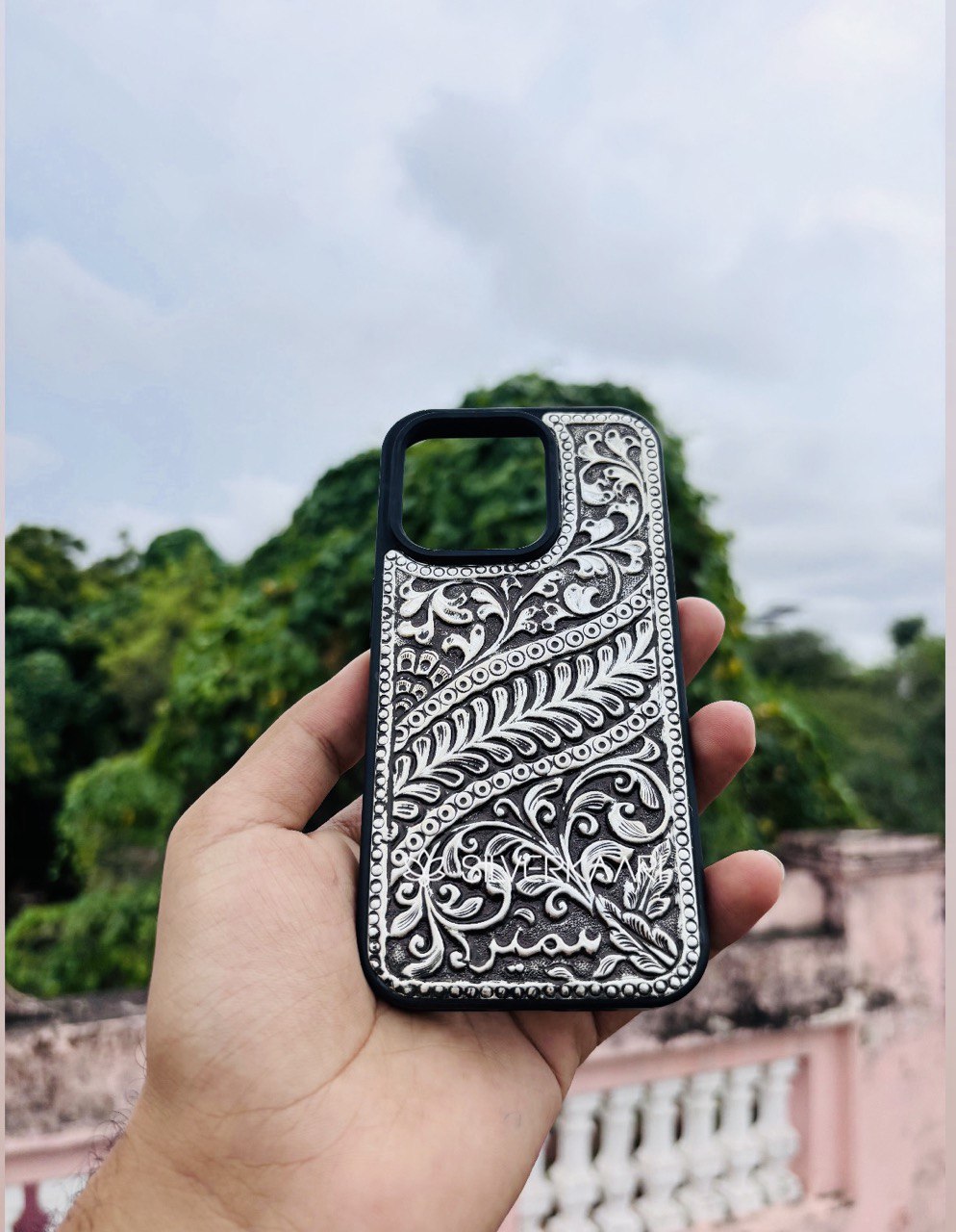 Elegant Floral 92.5 Silver Cover