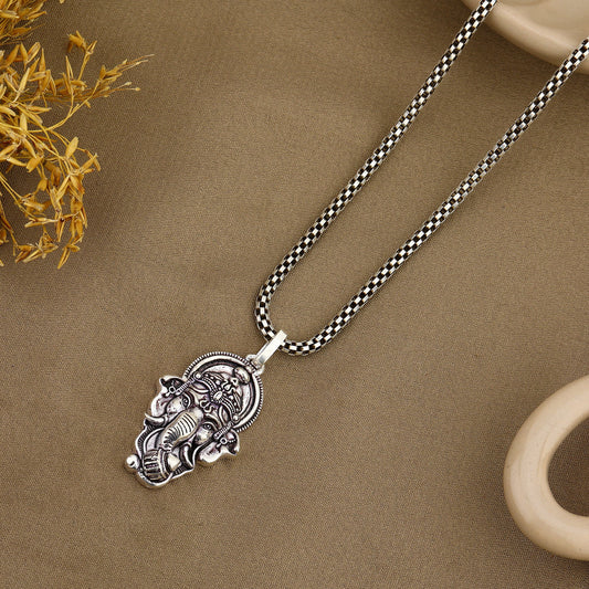 Ganesha Silver Pendant