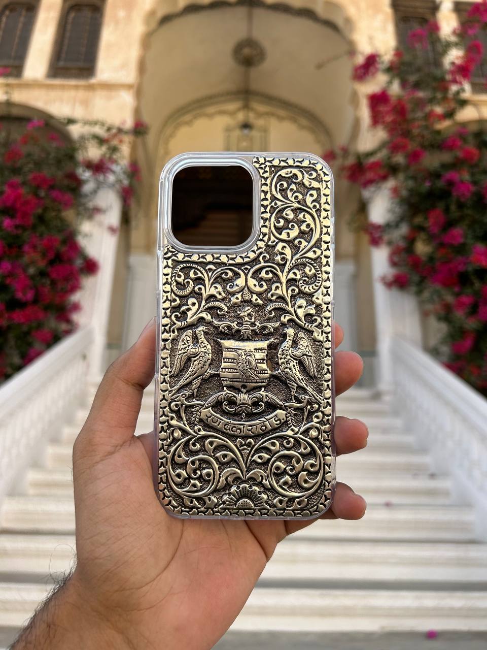 Ranbanka Rathore Silver Mobile Case – Silverkaari