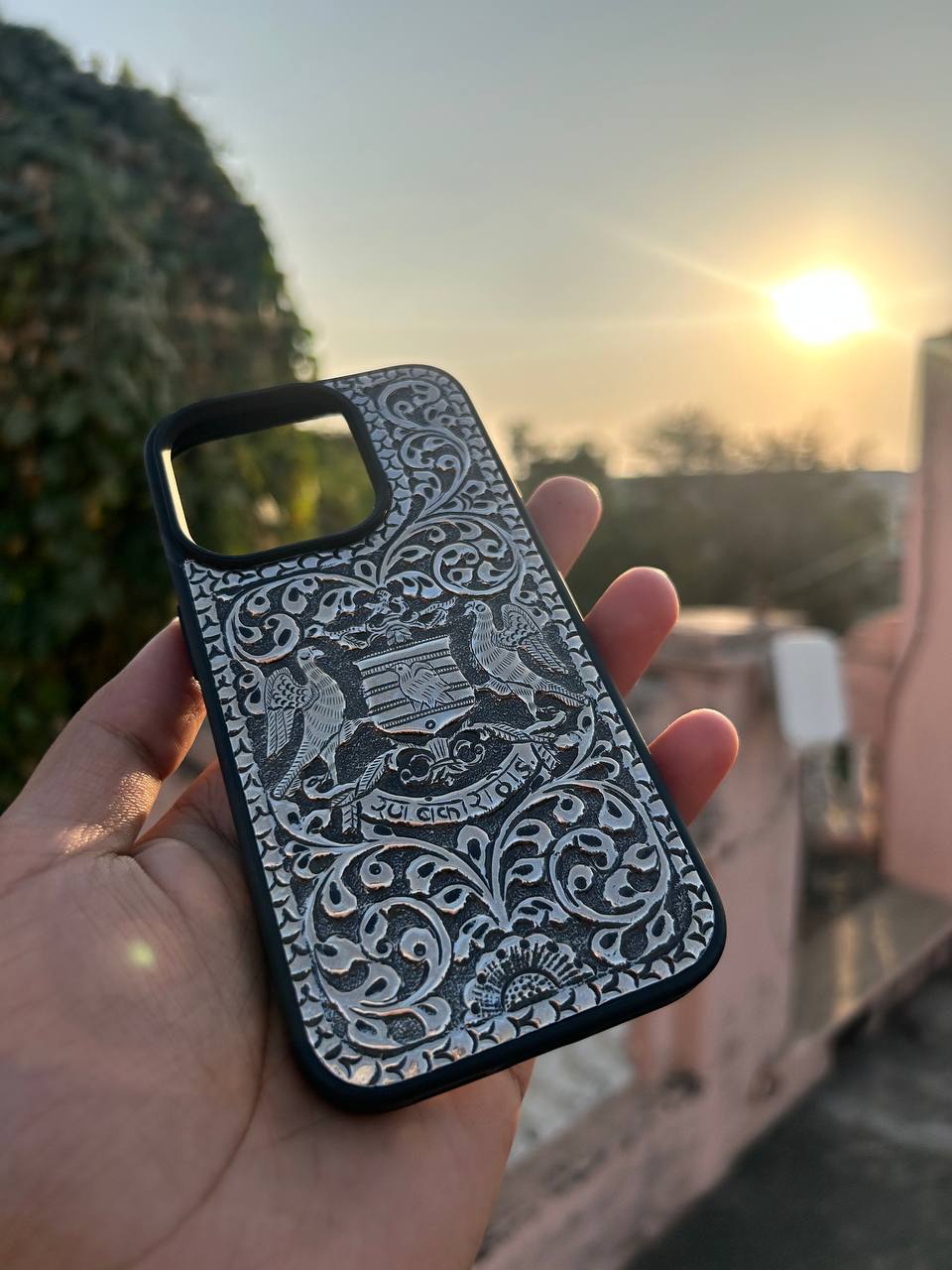 Ranbanka Rathore Silver Mobile Case