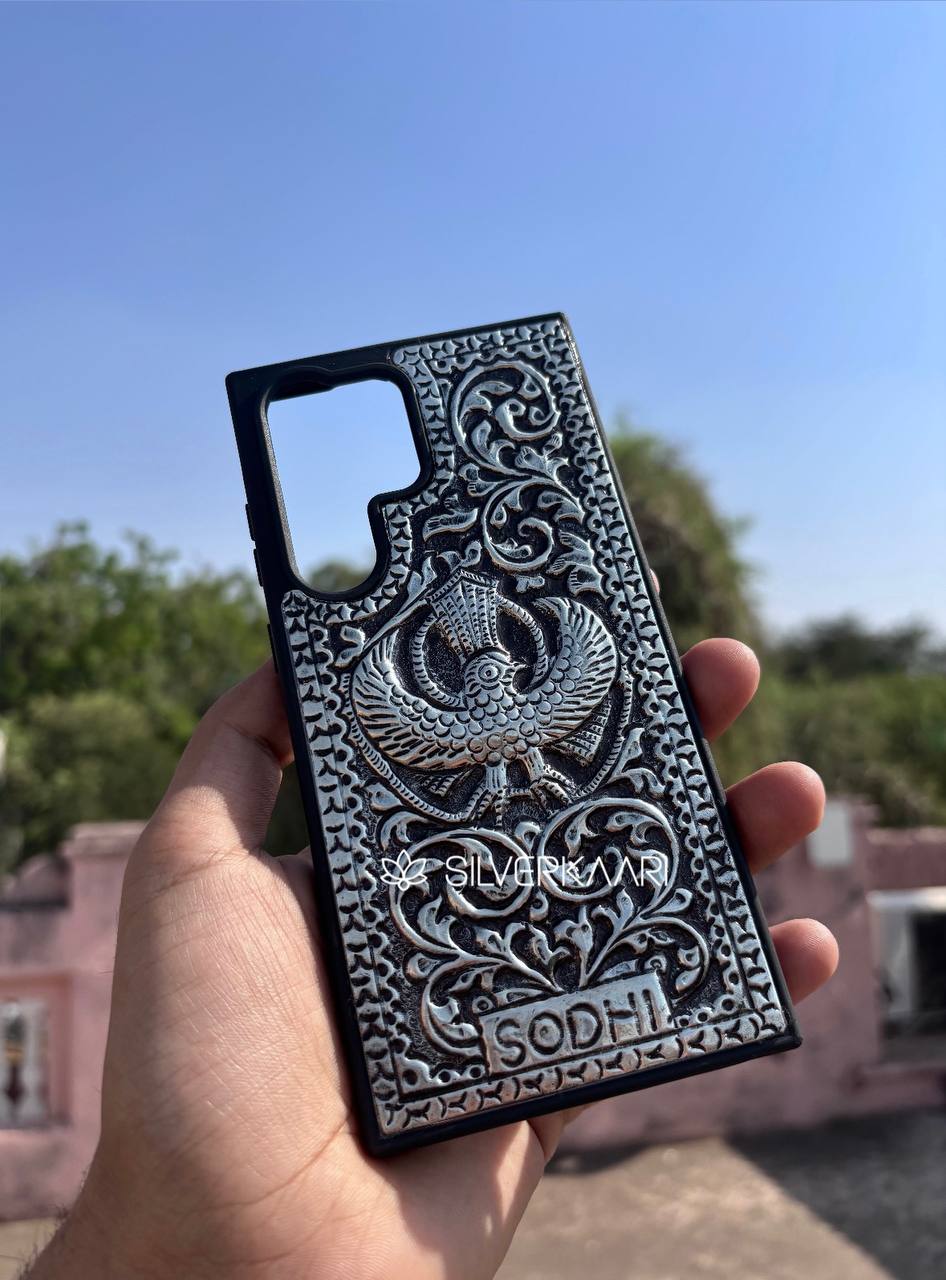 Garuda Emblem Case – Spiritual Strength, Silver Crafted