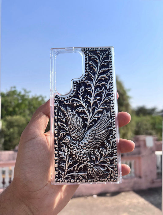 Silver Flying Bird Mobile Case