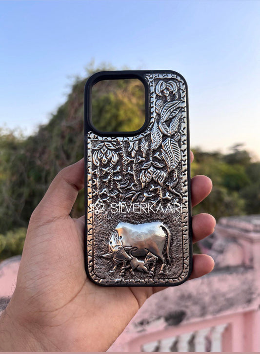 Gau Mata Silver Phone Case