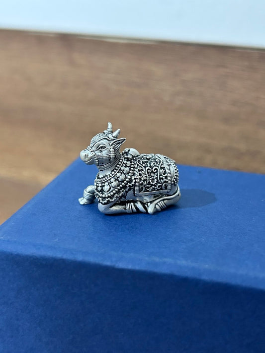 3D Nandi Idol in Pure Silver