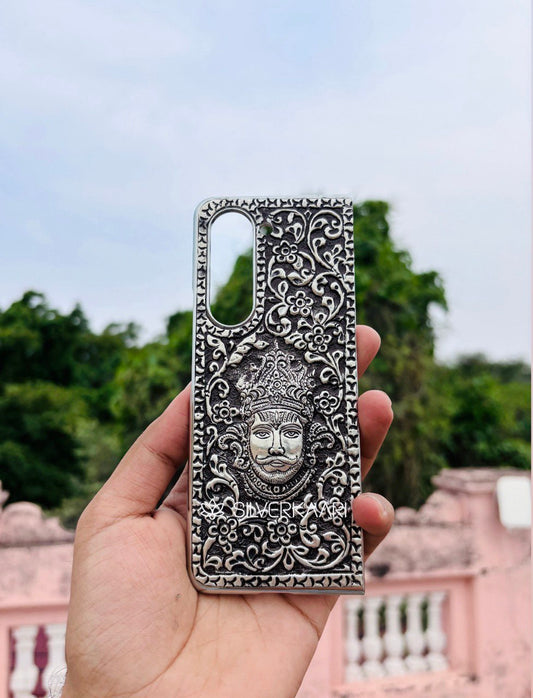 Shyam Baba Silver Mobile Case by Silverkaari