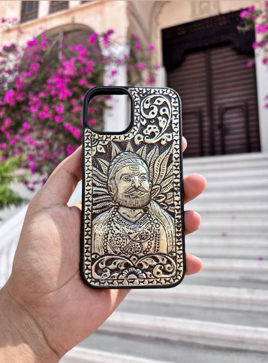 Shivaji Maharaj 92.5 Silver Mobile Cover