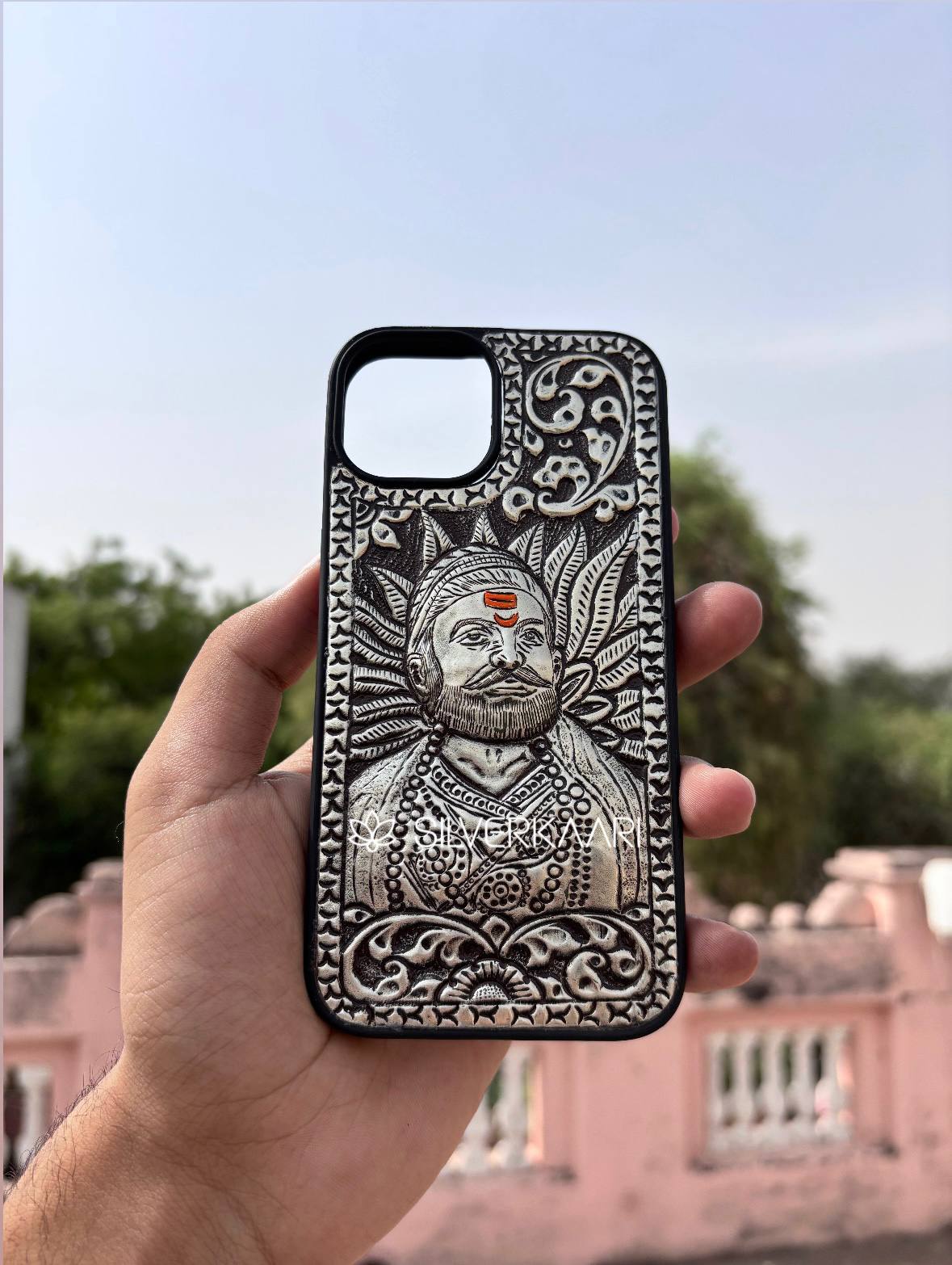 Shivaji Maharaj 92.5 Silver Mobile Cover