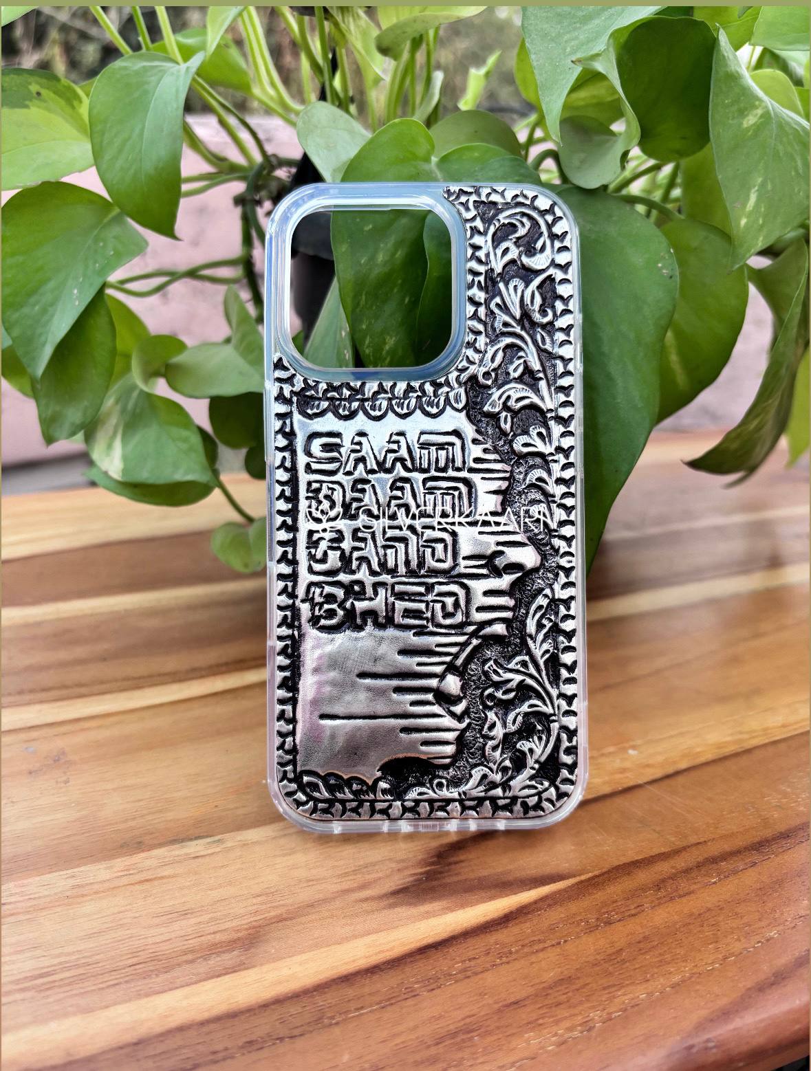 Saam Daam Dand Bhed – 92.5 Sterling Silver Mobile Case