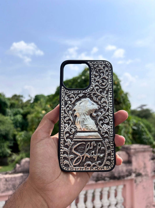 Chess Inspired Silver Mobile Cover