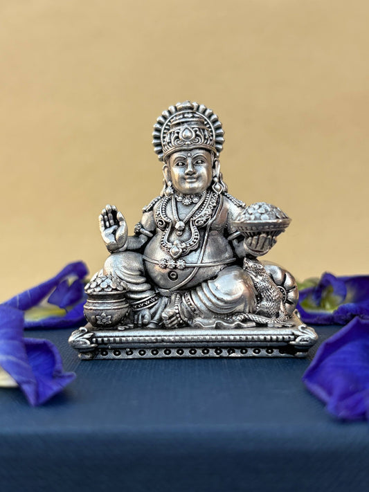 Kuber Ji 92.5 Silver Idol – Symbol of Wealth & Abundance