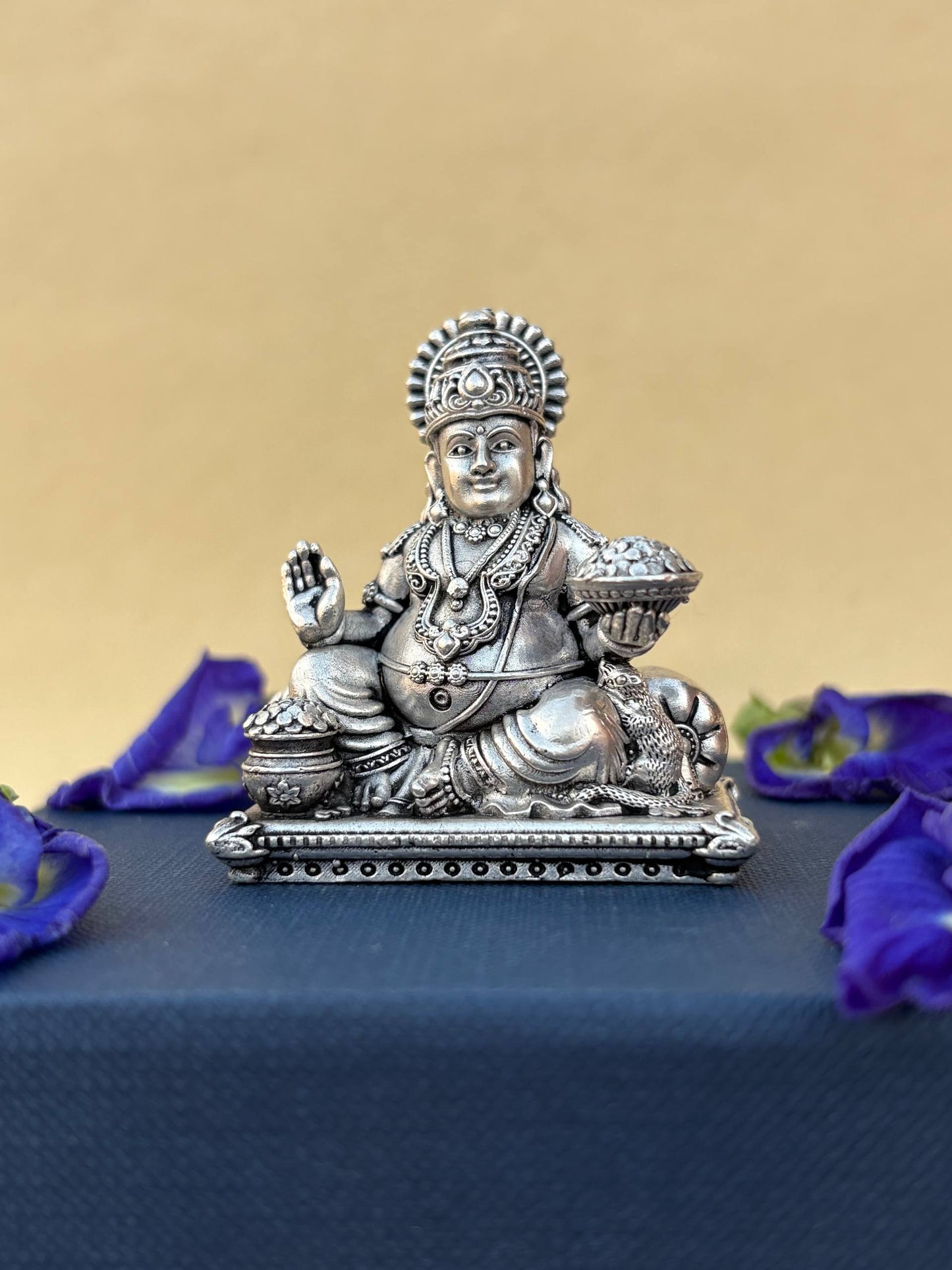 Kuber Ji 92.5 Silver Idol – Symbol of Wealth & Abundance