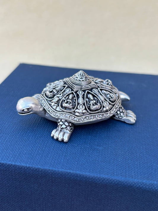 925 Silver Tortoise with Shree Yantra