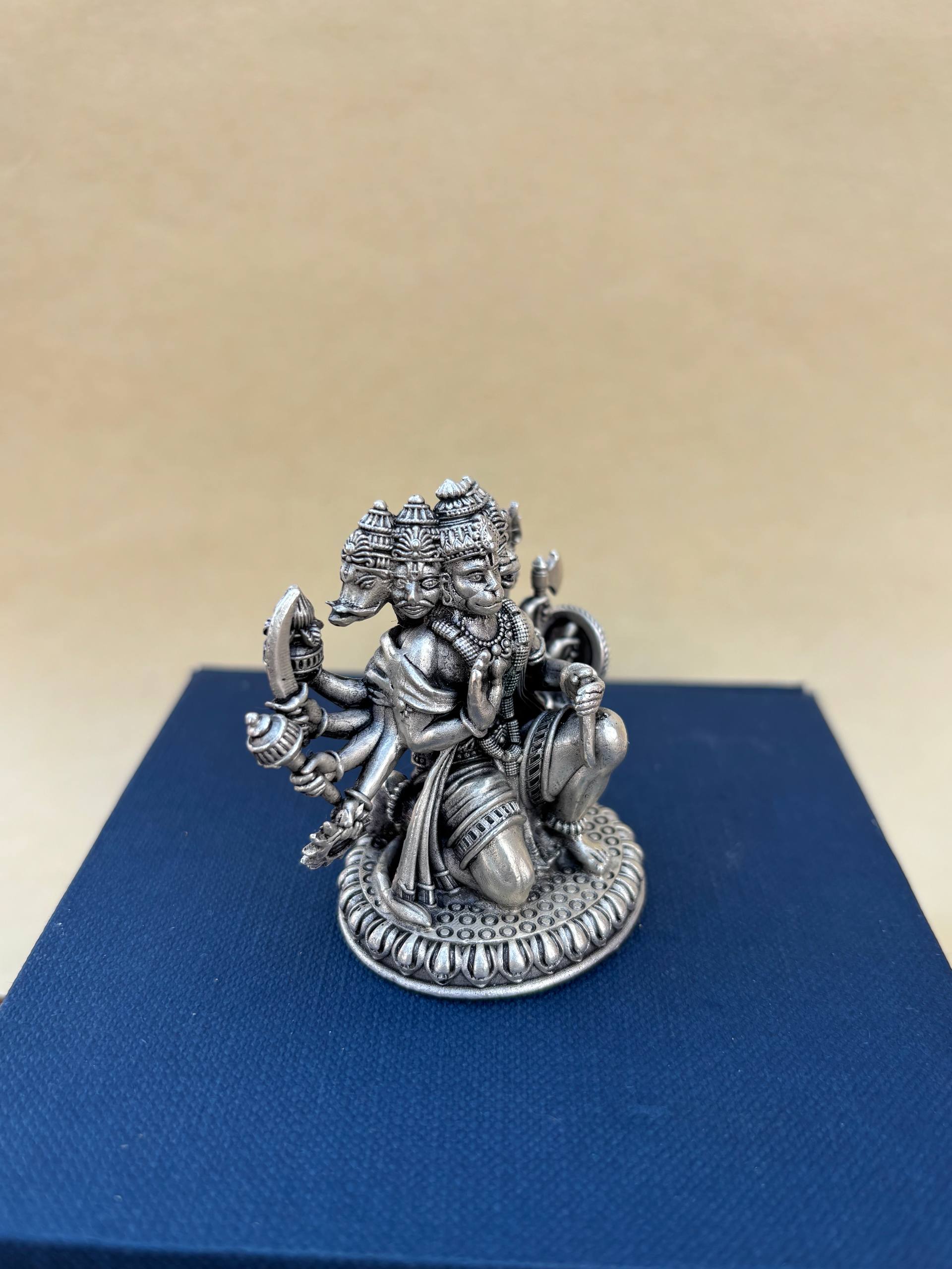Panchmukhi Balaji Pure Silver Idol – Silverkaari