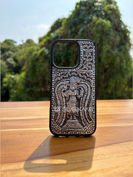 Lord Murugan Silver Mobile Cover by Silverkaari