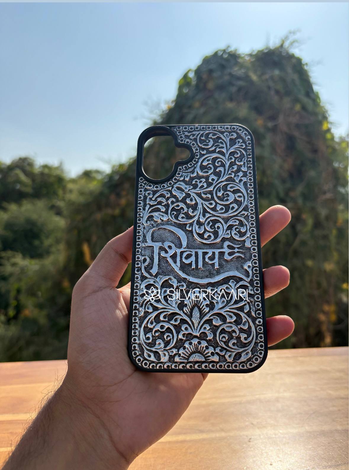 Shivay Silver Mobile Cover