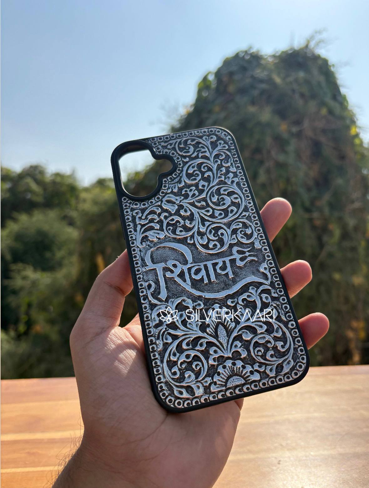 Shivay Silver Mobile Cover
