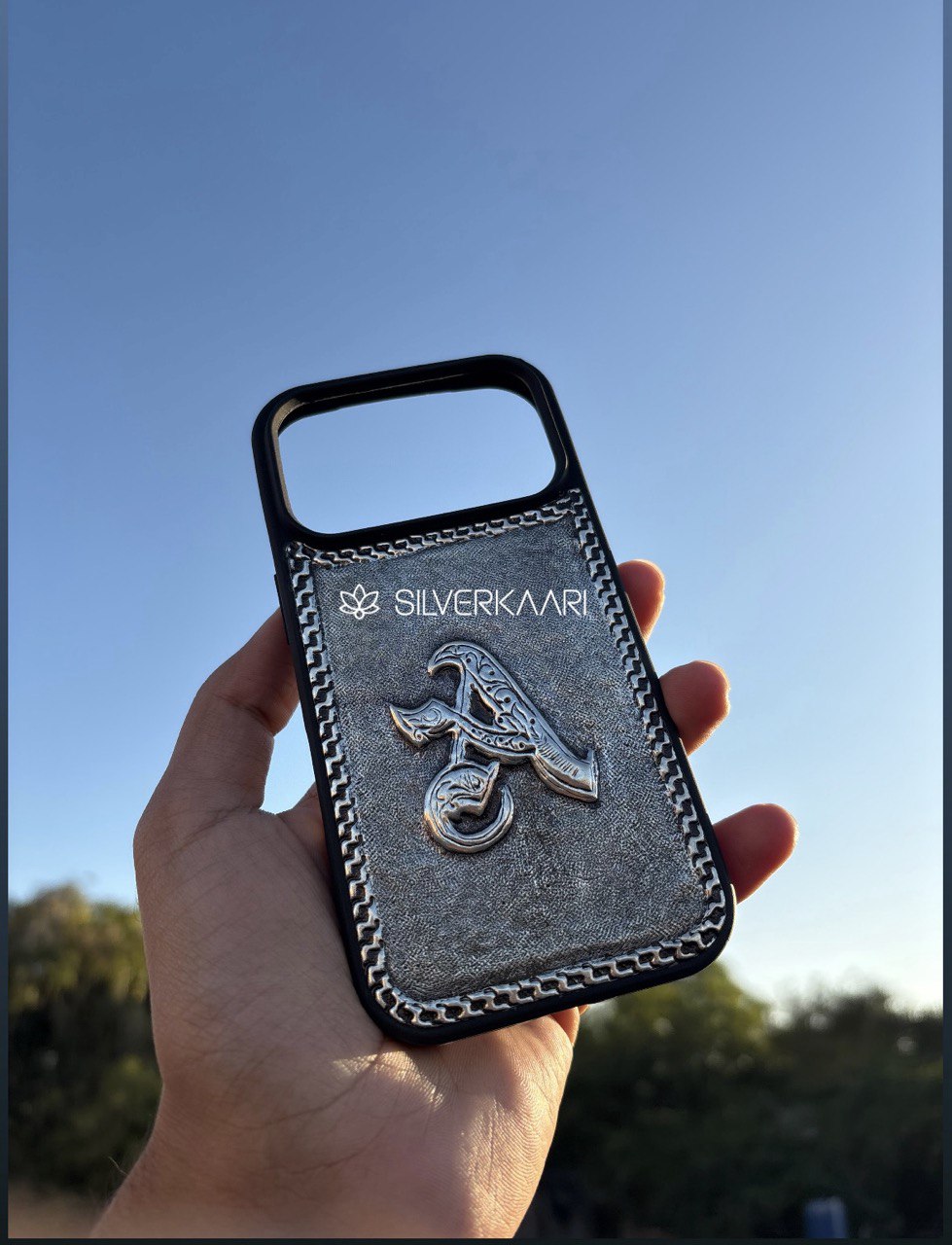 Custom Initial Sterling Silver Mobile Cove