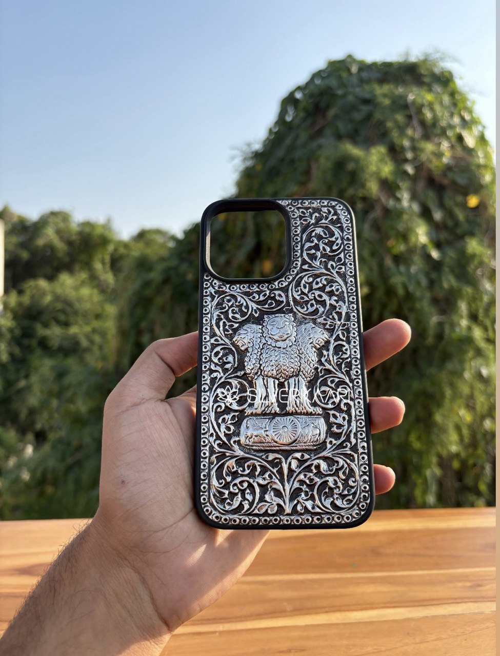 Satyamev Jayte Silver Phone Case